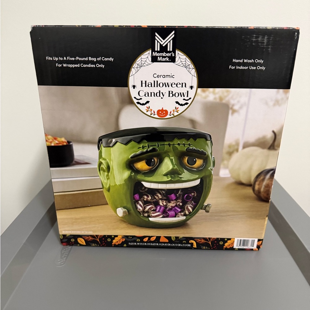 Member's Mark Frankenstein Halloween Candy Bowl